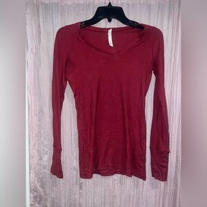 Lilu Red Fitted Blouse